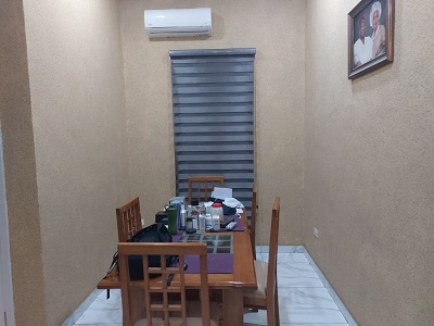 Four bedroom semi detached duplex with one room bq